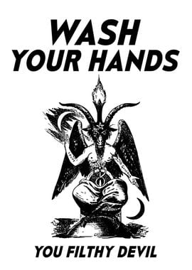 WASH YOUR HANDS DEVIL