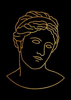 Greek Sculpture Gold 4