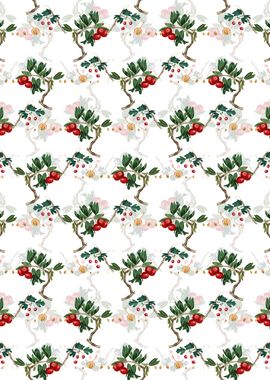 Red Thorn Apple Pattern