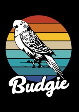 Budgie Retro Budgerigar