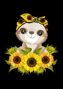 Sunflower Sloth Garden