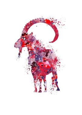 GOAT illustration wall art