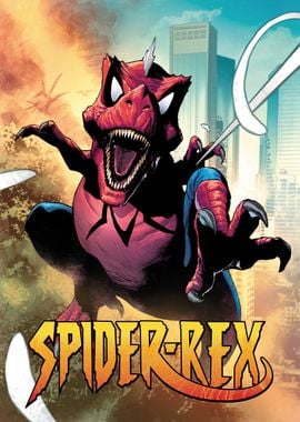 Spider-Rex cover w. logo