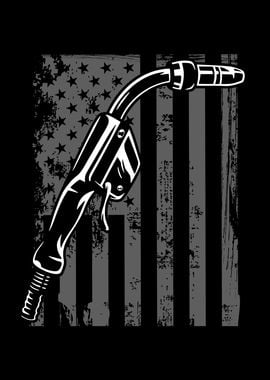 Welder stick patriotic usa