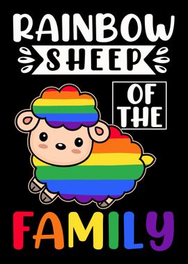 Rainbow Sheep Lesbian