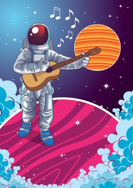 Astronaut Guitarist