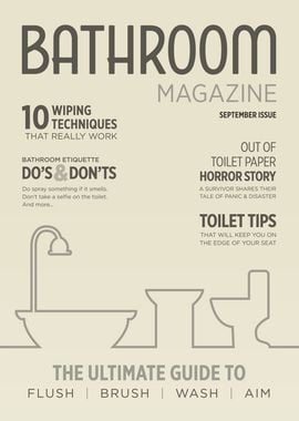 Funny Bathroom Magazine 2