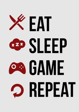 eat sleep game repeat