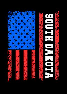 South Dakota USA Flag Gift