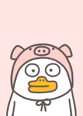 Cute Duck Pig Hat