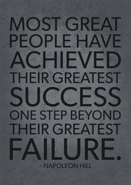 Greatest Success vs Fail