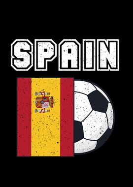 Spain Soccer Team Flag