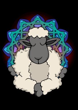 Meditating Sheep Gift Yoga