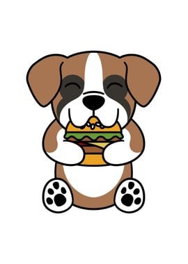 Boxer Dog Burger 