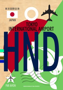 HND TOKYO AIRPORT JAPAN