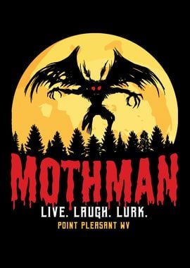 Mothman Cryptid Vintage