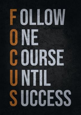 Focus Follow One Course