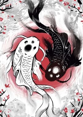 Yin And Yang Fishes