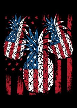 Pineapples 4th July USA