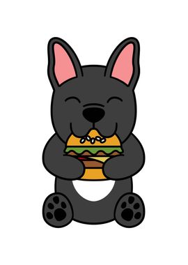 French Bulldog Burger 