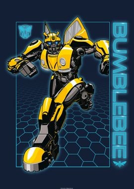 Transformers Bumblebee In New York/Perfect Design For Fans Poster