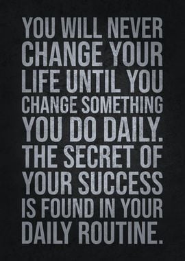 Success via Daily Routine