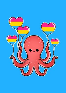 Octopus Balloon Pan Pride