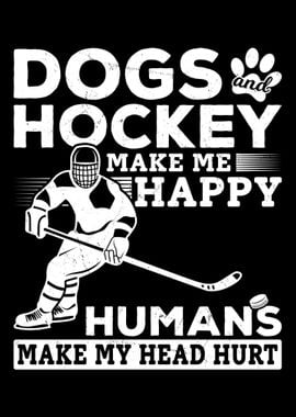 Hockey Dog Ice Hockey