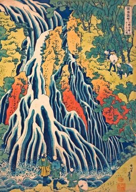 Ukiyo e Kirifuri Waterfall