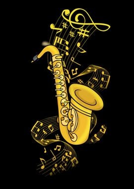 Saxophone Gift Jazz Music