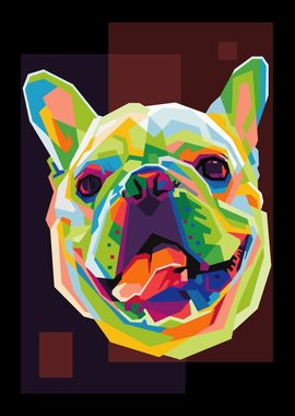 colorful dog vector