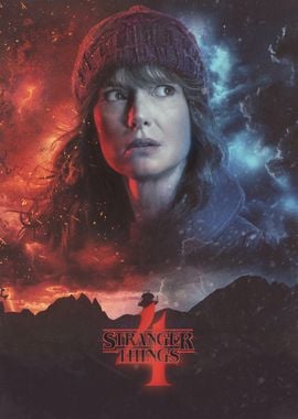 'Joyce' Poster, picture, metal print, paint by Stranger Things Series ...