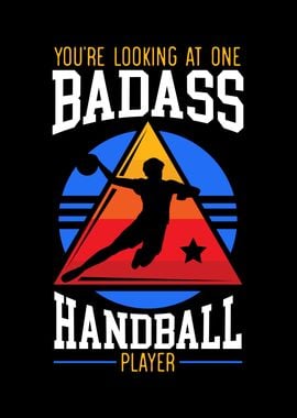 One Badass Handball Player