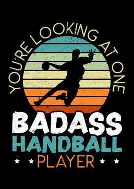 One Badass Handball Player