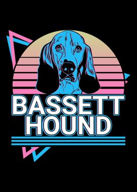 Basset Hound Retro