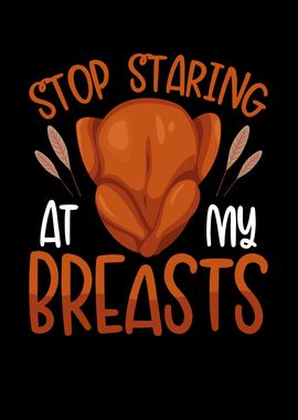 Stop staring at my breasts