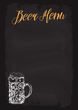 Beer Menu Alcohol