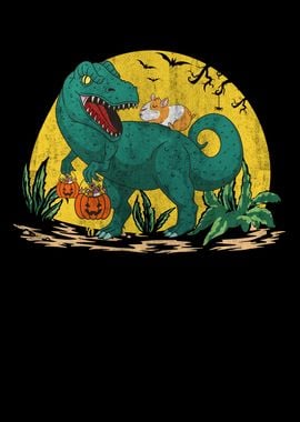 Hamster  TRex Halloween