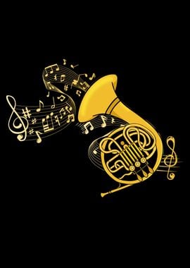 French Horn Gift Music