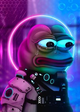 Pepe cyberpunk