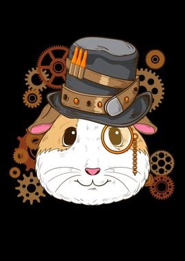 Guinea Pig Gift Steampunk