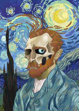 Van Gogh skull