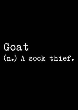 Goat A Sock Thief 