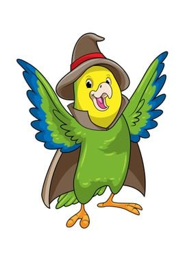 Parrot Wizard Hat