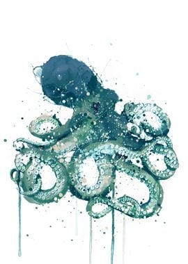 Sea Creature Blue Octopus