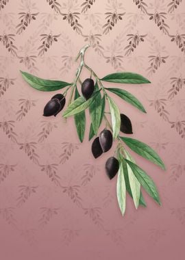 Olive Tree on Dusty Pink