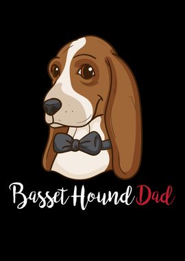 Basset Hound Dad Gift Men