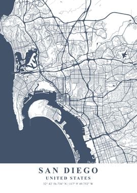 San Diego Ash Plane Map