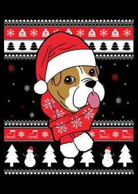 English Bulldog Christmas