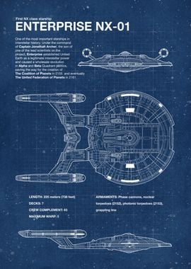 Enterprise NX-01 Blueprint